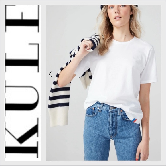 NWOT Kule The Modern tee organic cotton white - Picture 1 of 11